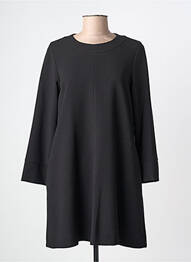 Rochie midi mâneci lungi mâneci lungi negru DIXIE femme