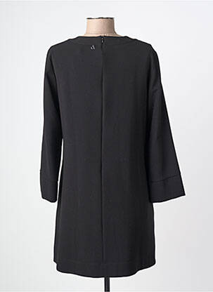 Rochie midi mâneci lungi mâneci lungi negru DIXIE femeie