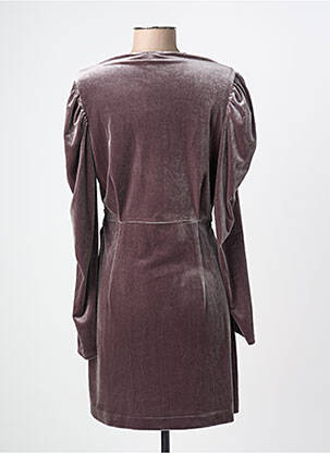 Rochie midi mâneci lungi mâneci lungi gri JANE WOOD femeie