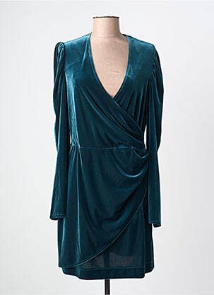 Rochie midi mâneci lungi mâneci lungi albastru JANE WOOD femeie