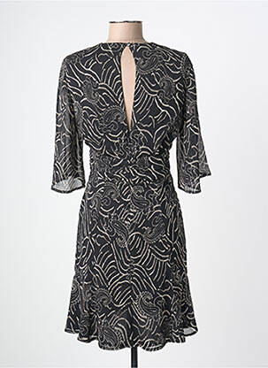 Rochie midi croială fluidă mâneci lungi negru JANE WOOD femeie