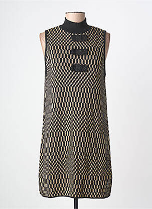 Rochie midi fără mâneci fără mâneci negru PHO FIRENZE femeie