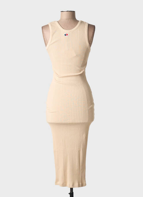 Rochie midi fără mâneci fără mâneci bej LA PETITE FRANCAISE femme