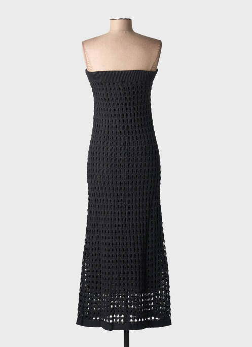 Rochie lungă fără mâneci fără mâneci negru CARACTERE femme
