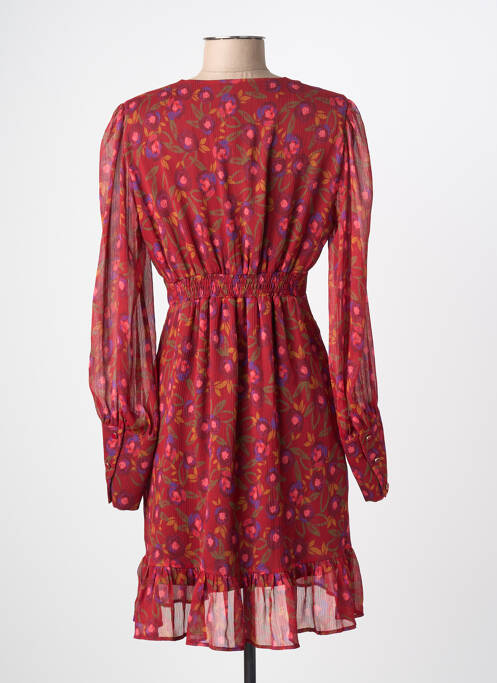 Rochie midi croială fluidă mâneci lungi roșu JANE WOOD femme