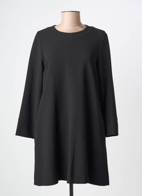 Rochie midi mâneci lungi mâneci lungi negru DIXIE femme