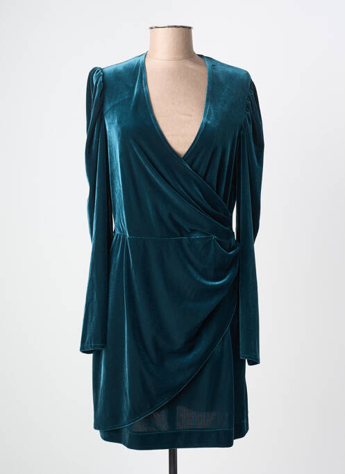 Rochie midi mâneci lungi mâneci lungi albastru JANE WOOD femme