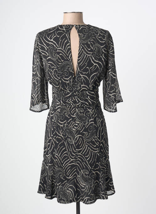 Rochie midi croială fluidă mâneci lungi negru JANE WOOD femme