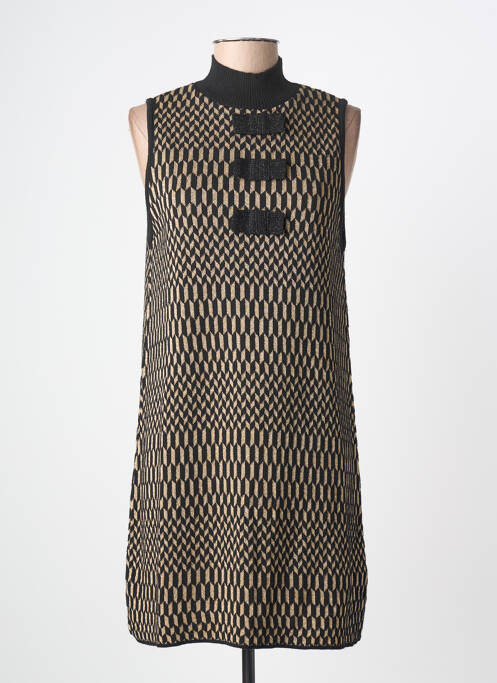 Rochie midi fără mâneci fără mâneci negru PHO FIRENZE femme