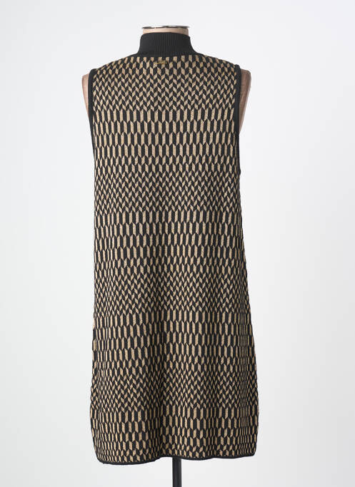 Rochie midi fără mâneci fără mâneci negru PHO FIRENZE femme
