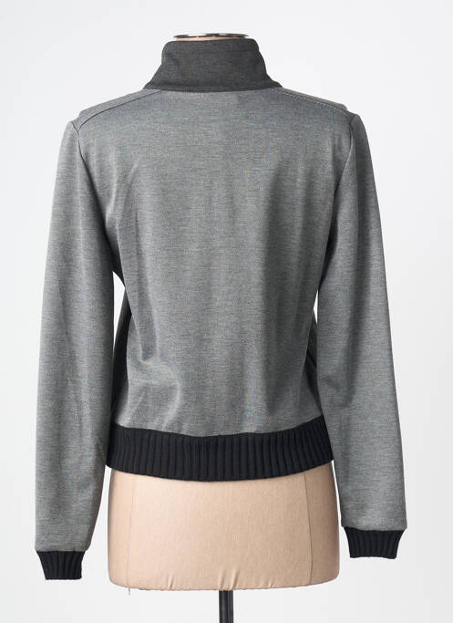 Jachete casual manșete manșete elastice gri TRICOT CHIC homme