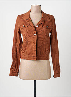 Jachete casual guler de bluză maro NINETTE femme