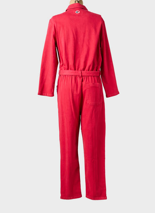 Salopetă-pantalon guler de bluză mâneci lungi roz LA PETITE FRANCAISE femme