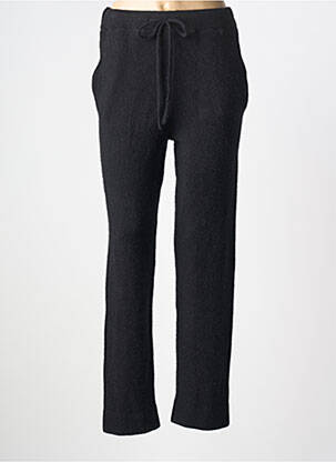 Pantalon slim talie elastică mărime normală negru BONNETERIE UNIVERSEL femeie