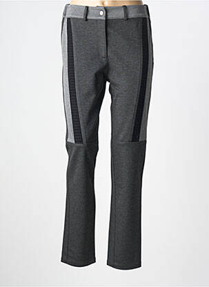 Pantalon slim talie elastică mărime normală gri TRICOT CHIC femeie