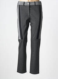 Pantalon slim talie elastică mărime normală gri TRICOT CHIC femme
