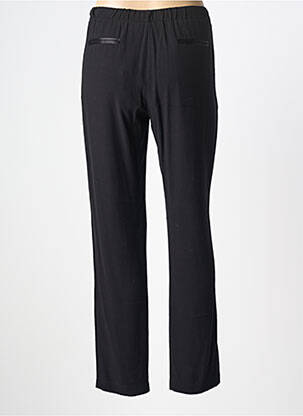Pantalon drept țesătură crep mărime normală negru LA PETITE FRANCAISE femeie