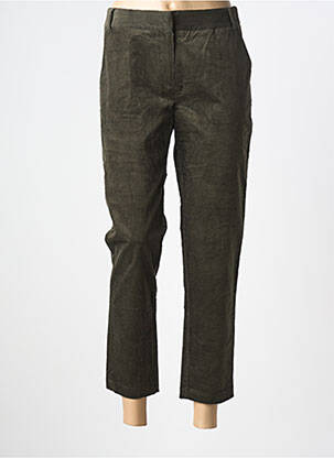 Pantalon 7/8 elasticitate mărime normală verde LA PETITE FRANCAISE femeie