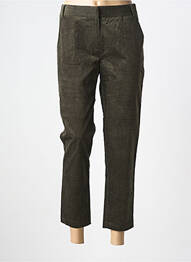 Pantalon 7/8 elasticitate mărime normală verde LA PETITE FRANCAISE femeie