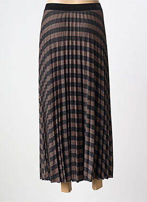 Fustă midi elasticitate negru DIXIE femeie