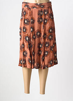 Fustă midi închidere cu fermoar lateral roz LA PETITE FRANCAISE femme