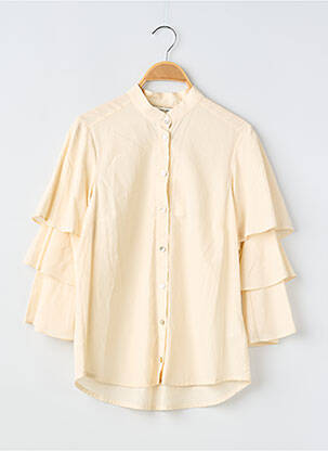 Cămașă croială dreaptă mâneci 3/4 bej SUMMUM femme