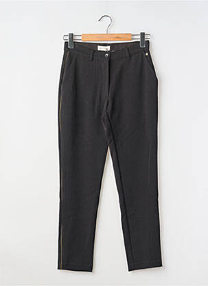 Pantalon 7/8 talie cu cleme mărime normală negru HARRIS WILSON femme