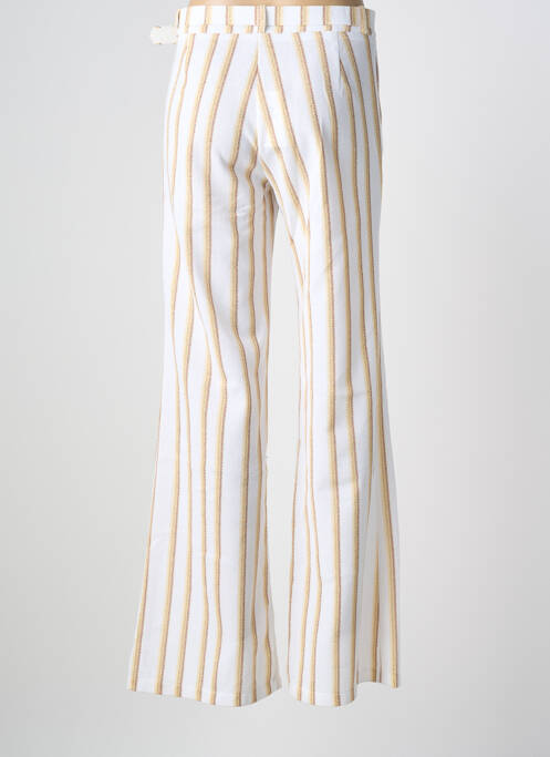 Pantalon evazat elasticitate mărime normală alb PHO FIRENZE femme