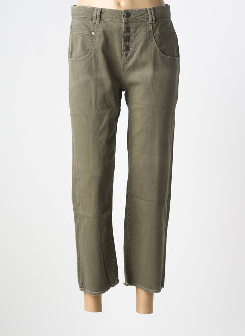 Blugi cu croială dreaptă elasticitate mărime normală verde BELAIR femme