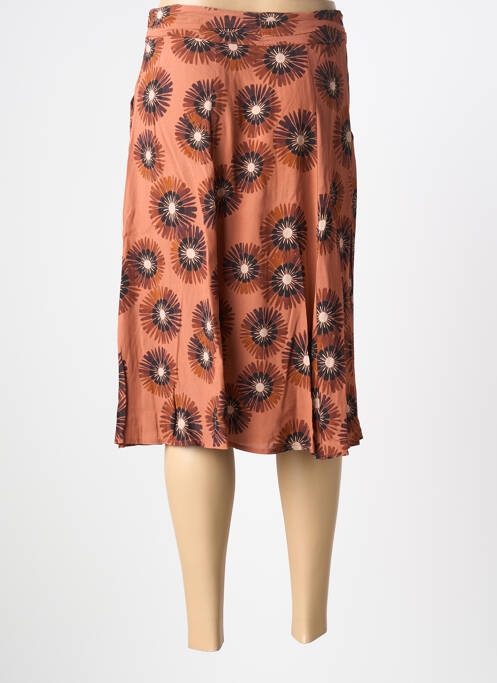 Fustă midi închidere cu fermoar lateral roz LA PETITE FRANCAISE femme