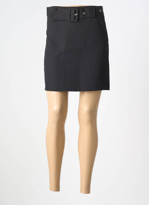 Fustă scurtă croială dreaptă negru LM LULU femme