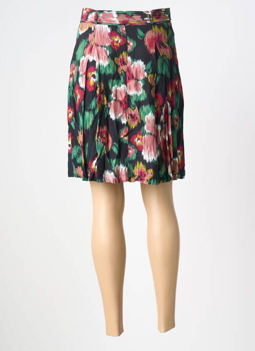 Fustă midi talie cu cleme negru LA PETITE FRANCAISE femme