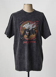 Tricou elasticitate mâneci scurte gri IRON AND RESIN homme