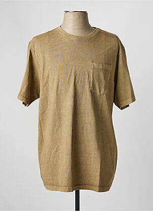 Tricou elasticitate mâneci scurte verde IRON AND RESIN bărbat
