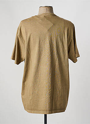 Tricou elasticitate mâneci scurte verde IRON AND RESIN bărbat