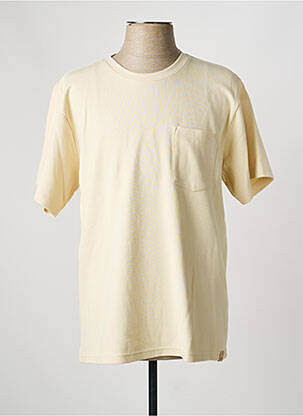 Tricou elasticitate mâneci scurte bej IRON AND RESIN bărbat