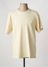 Tricou elasticitate mâneci scurte bej IRON AND RESIN homme