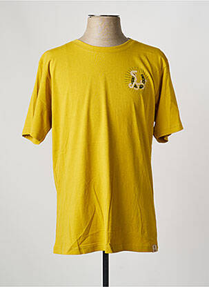 Tricou elasticitate mâneci scurte verde IRON AND RESIN bărbat
