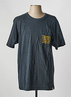 Tricou elasticitate mâneci scurte gri IRON AND RESIN bărbat