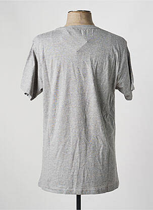 Tricou țesătură melanj mâneci scurte gri IRON AND RESIN bărbat