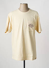 Tricou elasticitate mâneci scurte bej IRON AND RESIN homme