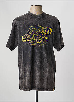 Tricou elasticitate mâneci scurte negru IRON AND RESIN bărbat