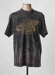 Tricou elasticitate mâneci scurte negru IRON AND RESIN homme