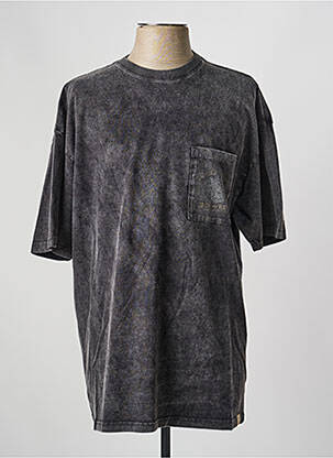 Tricou elasticitate mâneci scurte gri IRON AND RESIN bărbat