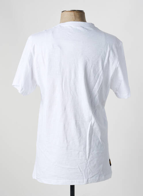 Tricou elasticitate mâneci scurte alb DAYTONA homme