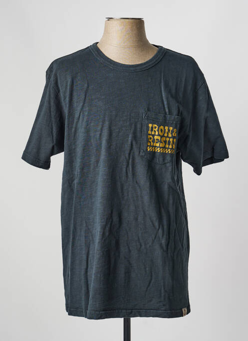 Tricou elasticitate mâneci scurte gri IRON AND RESIN homme