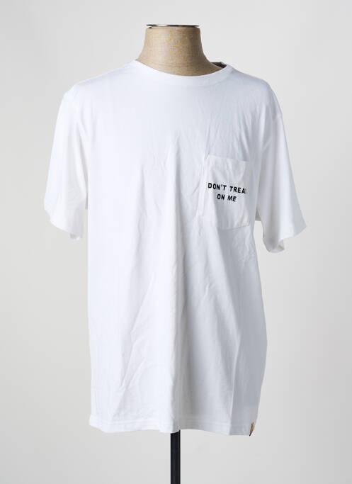 Tricou elasticitate mâneci scurte alb IRON AND RESIN homme
