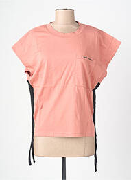 Tricou elasticitate mâneci scurte roz ROSE GARDEN femeie