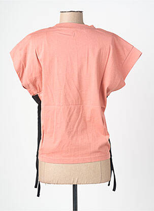 Tricou elasticitate mâneci scurte roz ROSE GARDEN femeie