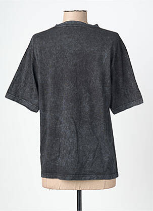 Tricou imprimeu fantezie mâneci scurte gri ROSE GARDEN femeie